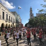 Prepa 10 Caucel en el desfile civico del 20 de Nov.